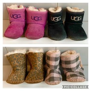 SET of 4 pairs infant Ugg booties